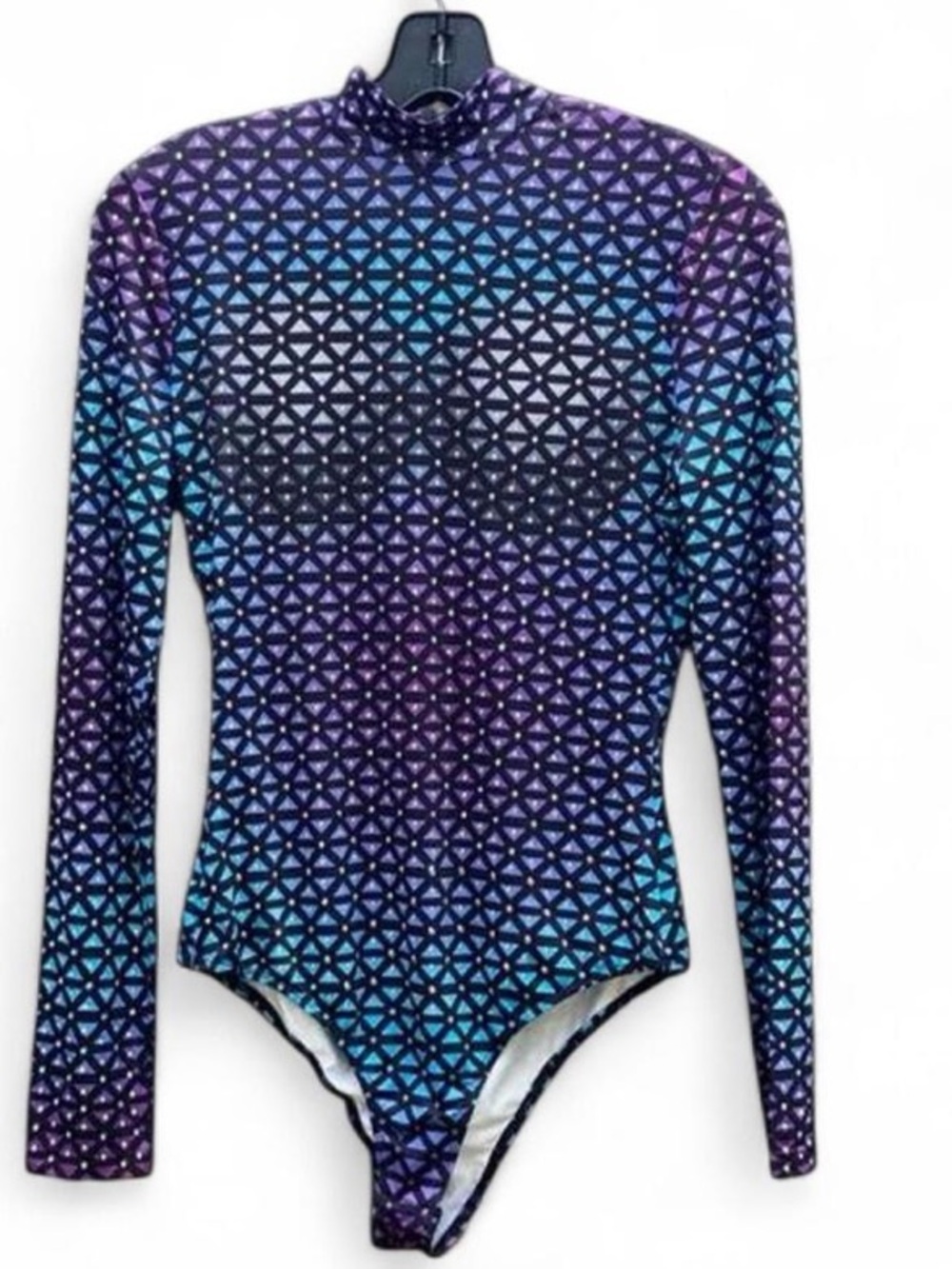 NWT Fashion Nova geometric bodysuit Sz Medium